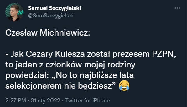 SŁOWA członka rodziny Michniewicza po tym, jak Kulesza został prezesem PZPN! :D